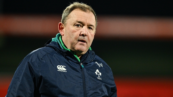 Ireland head coach Richie Murphy before the U20 Six Nations clash with Wales in Cork