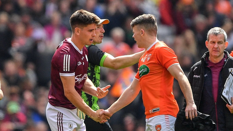 Galway captain Seán Kelly and Armagh joint-captain Aidan Nugent were both sent off before extra-time in their 2022 All-Ireland quarter-final, and both were replaced