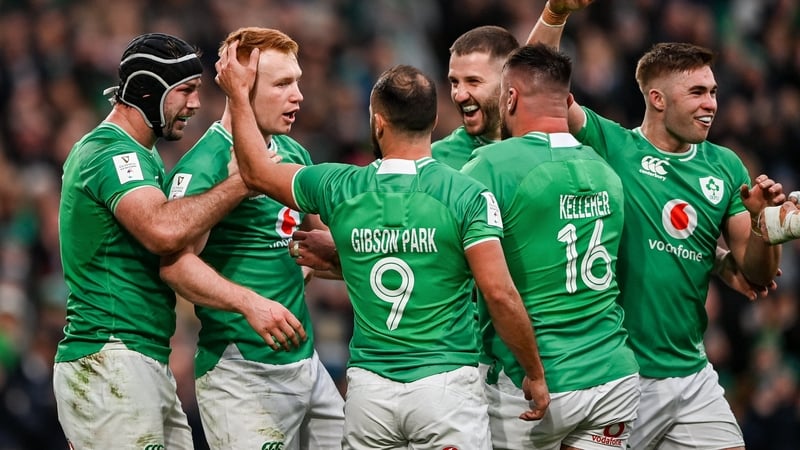 Ireland scored four tries in the 31-7 win