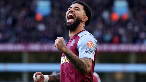 Douglas Luiz scored twice for Villa in between goals from Ollie Watkins and Leon Bailey