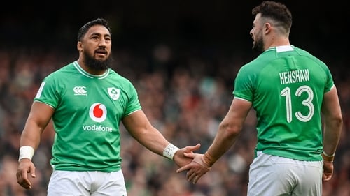 Bundee Aki and Robbie Henshaw