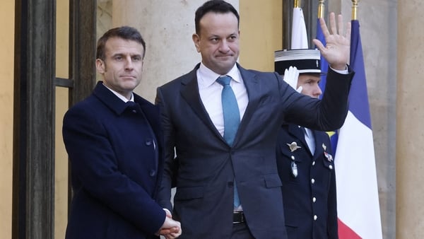 Leo Varadkar meets Emmanuel Macron at today's summit in Paris