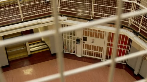 Interior of Mountjoy Prison in Dublin: 'we imprison high numbers of people who commit nonviolent offences, including those whose offending stems from addiction, housing, trauma, serious victimisation and mental health needs'