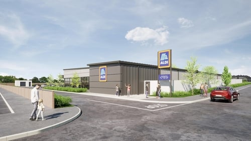 A computer generated image of the new ALDI store in Granard, Co Longford