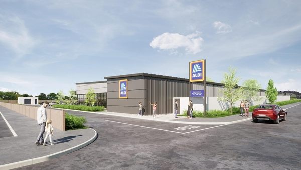 A computer generated image of the new ALDI store in Granard, Co Longford