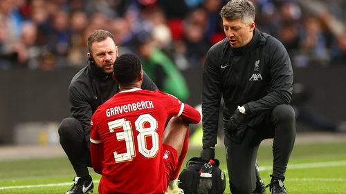 Ryan Gravenberch suffered ligament damage