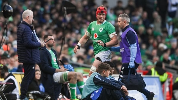 Ireland's Josh van der Flier passed a second half head injury assessment v Wales