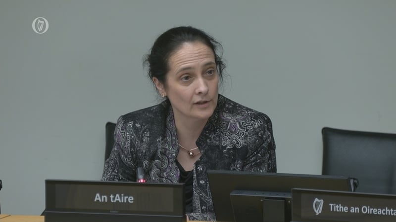 Catherine Martin faced a series of questions during a special sitting of the Oireachteas Media Committee
