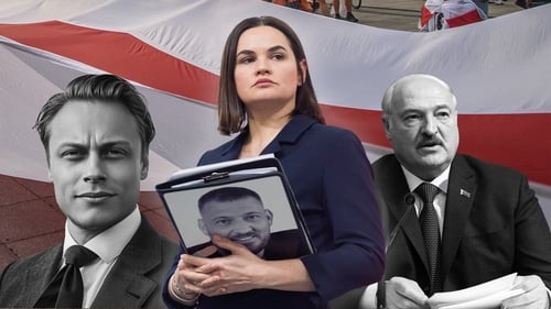 Sviatlana Tsikhanouskaya launched an AI candidate in what has been described as a sham election in Belarus.