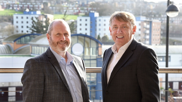 Colin Chapman, Business Relationship Manager with Datapac and Sean Abbott, Chief Executive of Cork's Cope Foundation