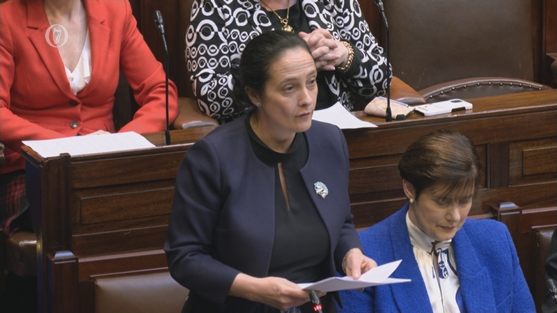 Catherine Martin faced more than an hour-and-a-half of Dáil statements this afternoon regarding her handling of the long-running crisis at RTÉ