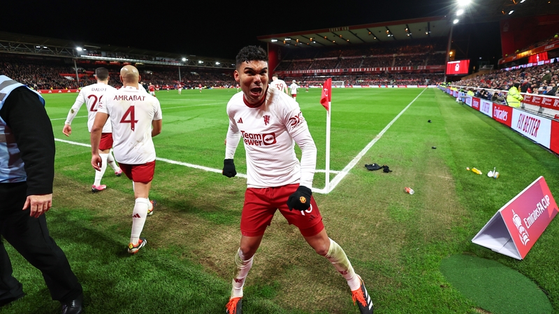 Casemiro's goal ensured a last-eight clash against Liverpool in mid-March