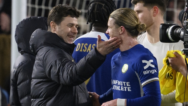 Pochettino congratulates Gallagher who scored the Chelsea winner