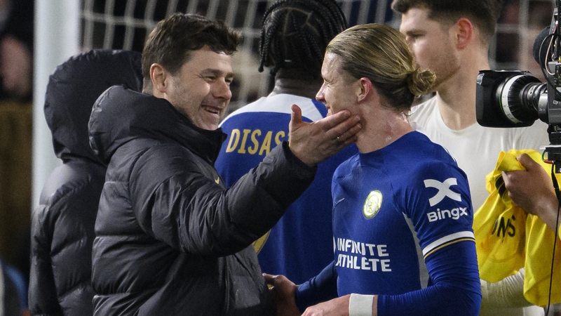 Pochettino congratulates Gallagher who scored the Chelsea winner