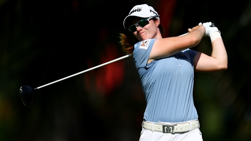 Leona Maguire in action at the presitigious LPGA Tour event in Singapore