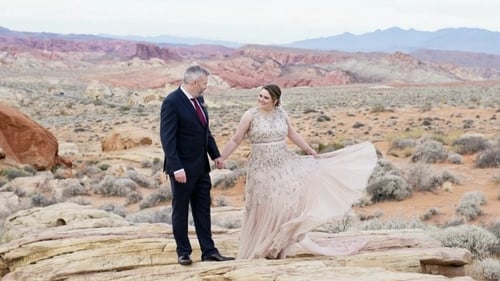 Caroline West and her husband. Credit: Cactus and Lace
