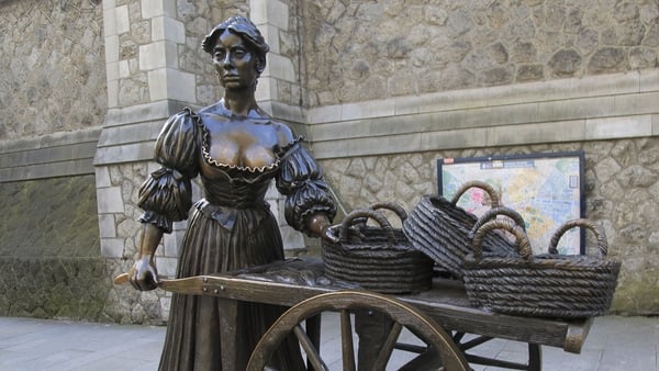 The tradition of rubbing the famous fishmonger's breast for luck is believed to have begun around 2012