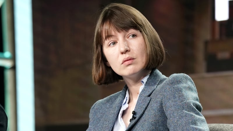 Author Sally Rooney, pictured at an event in 2020