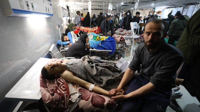 Géarchéim mhór i Stráice Gaza