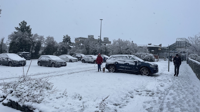Booterstown snow sent in by Leslie