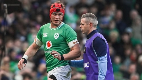 Josh van der Flier passed his HIA against Wales
