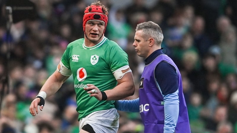 Josh van der Flier passed his HIA against Wales