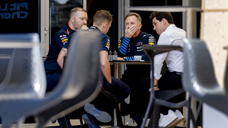 Christian Horner at the Bahrain International Circuit in the Sakhir