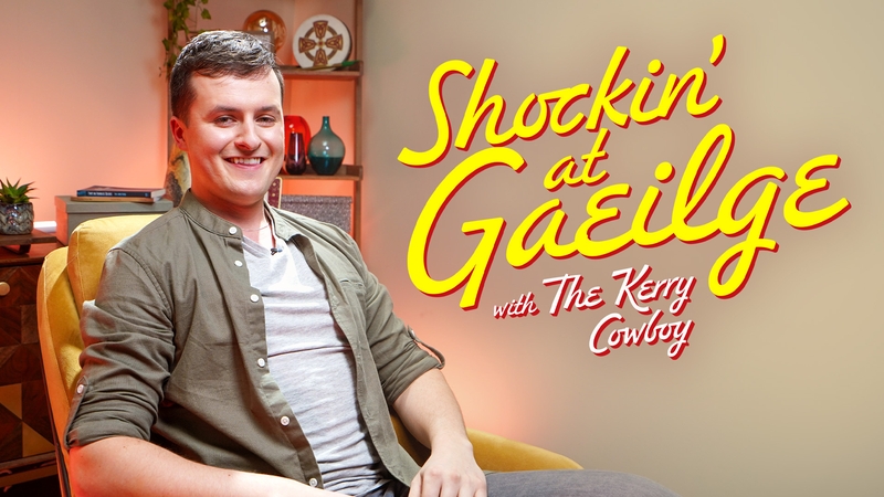 Kerry Cowboy AKA Séaghan Ó Súilleabháin i mbun Treoir na Gaeilge.