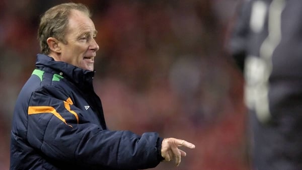 Brian Kerr managing Ireland back in 2005
