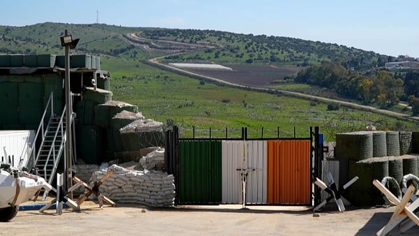 Thirty Irish peacekeepers are stationed at UNP-652 on the Lebanon-Israel border.