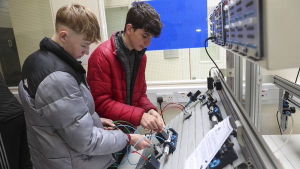 Transition year students participating in Engineers Ireland's STEPS programme at South East Technological University in Waterford.