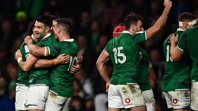 Ireland's 32-15 win against England in 2022 was their first major away win under Andy Farrell