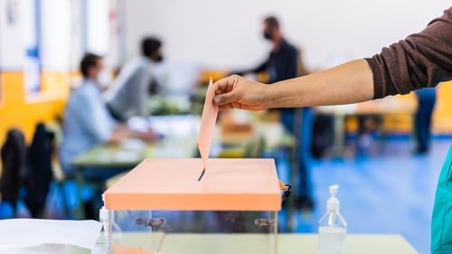 The survey showed 28% of those aged 18 to 24 said social media led to them changing their ballot preference (stock photo)