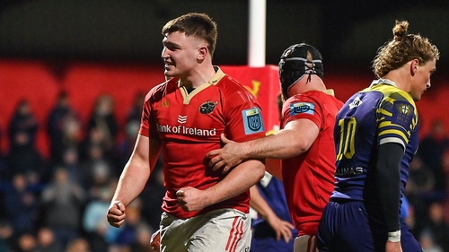 Ruadhán Quinn scored the first and fifth tries