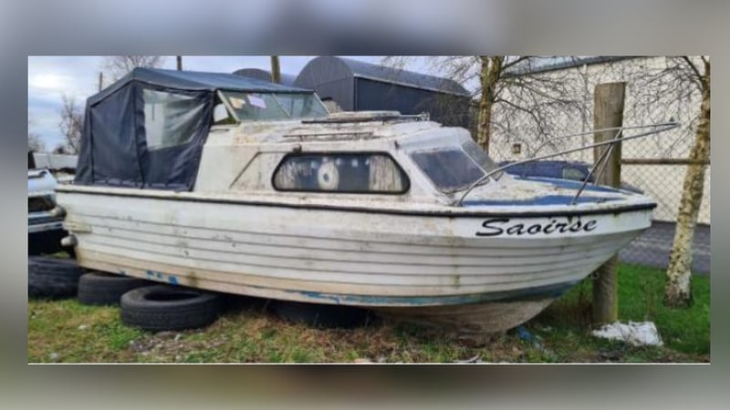 A seven-metre long day cruiser 'Saoirse' is among the vessels on sale
