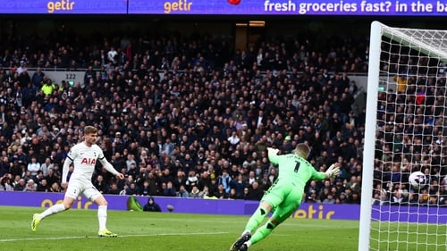 Timo Werner slots home Spurs' opener