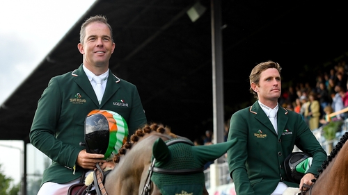 Cian O'Connor (L) and Darragh Kenny