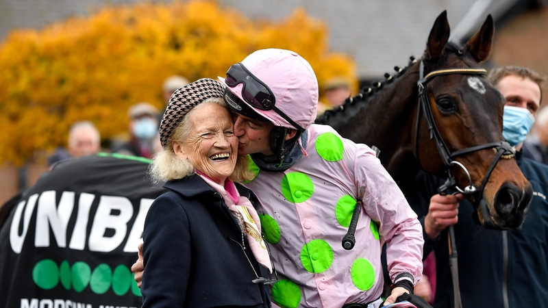 Maureen Mullins and her grandson Patrick in 2021