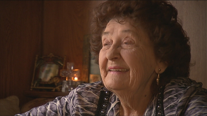 Herta Fossett pictured speaking to RTÉ in 2013