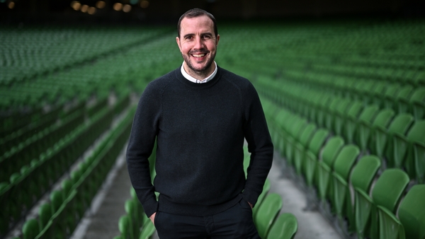 John O'Shea met the media for the first time as Ireland interim head coach