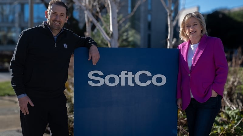 SoftCo co-founders Jim Coffey and Susan Spence