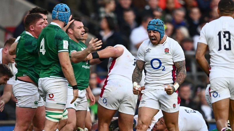 Ireland's scrum gave up five penalties to England in 2022, even with Jack Nowell deployed as a flanker