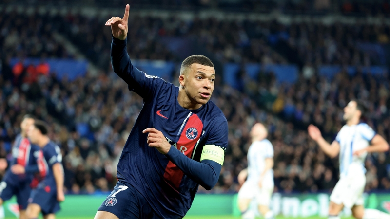 Kylian Mbappe did the business for PSG