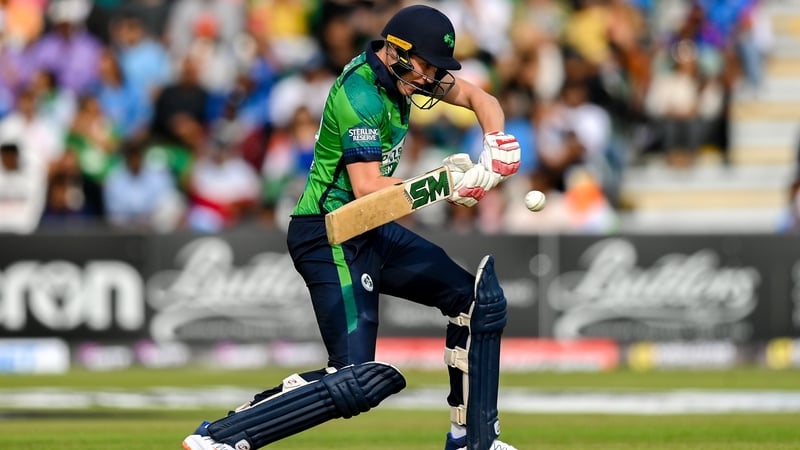 Harry Tector - pictured above - and Lorcan Tucker put on a fourth-wicket partnership of 173, with Tector exiting with 138 to his name in Sharjah