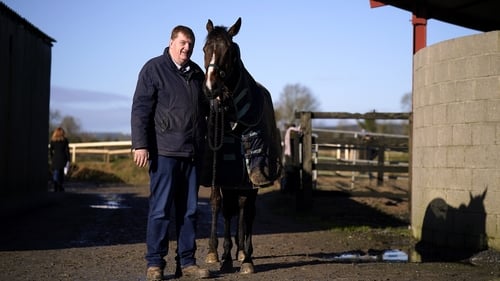 John 'Shark' Hanlon and Hewick at home at Fenniscourt