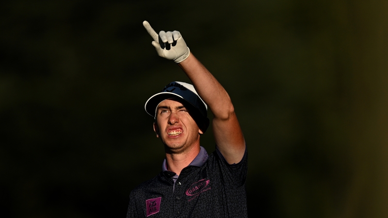 Tom McKibbin on the 10th hole