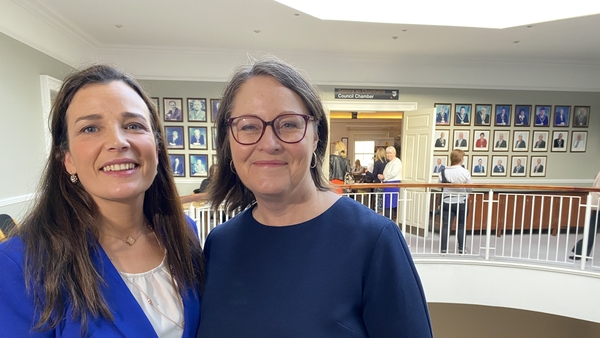 Mairead O'Shea (left) and Michelle Maher from See Her Elected
