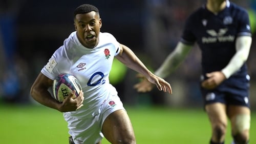 Immanuel Feyi-Waboso will not be adding to his 10 England caps during this year's Six Nations