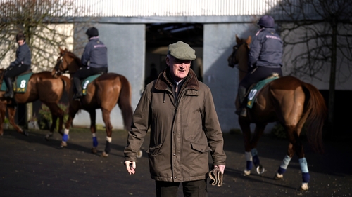 Willie Mullins is responsible for each of the favourites in Sunday's four Grade One races at Leopardstown