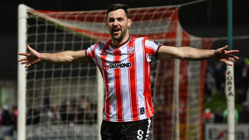 Patrick Hoban celebrates after sealing his treble